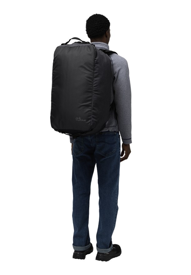 Black Men Jack Wolfskin Traveltopia 65 Duffle Bags | 21315992