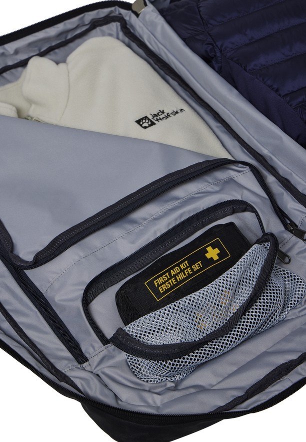 Black Men Jack Wolfskin Traveltopia Cabin 40 Backpacks | 48793397
