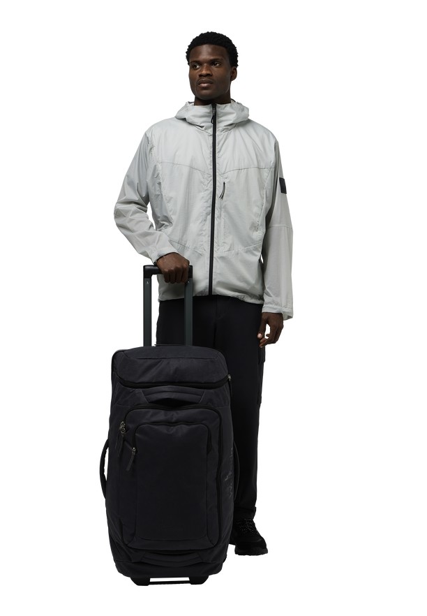 Black Men Jack Wolfskin Traveltopia Wheeler 80 Suitcases | 38146605