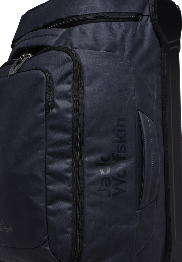 Black Men Jack Wolfskin Traveltopia Wheeler 80 Suitcases | 38146605