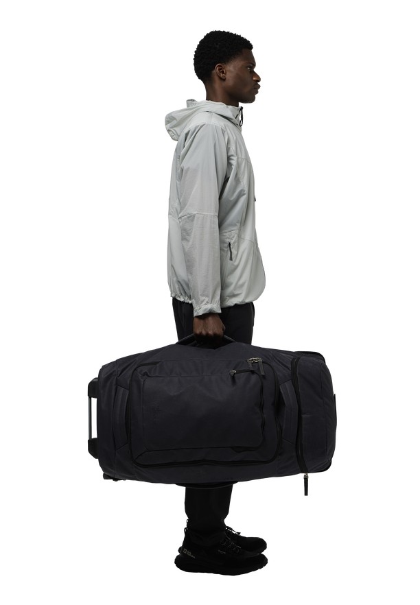 Black Men Jack Wolfskin Traveltopia Wheeler 80 Suitcases | 38146605