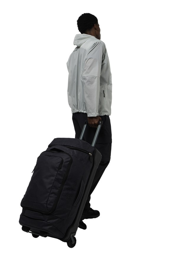 Black Men Jack Wolfskin Traveltopia Wheeler 80 Suitcases | 38146605