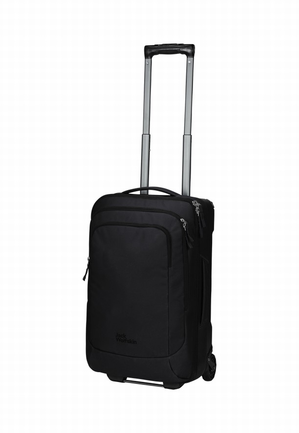 Black Men Jack Wolfskin Traveltopia Wheeler 40 Suitcases | 45388257