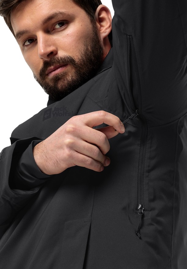 Black Men Jack Wolfskin Troposphere Ins Winter Jackets | 90492314