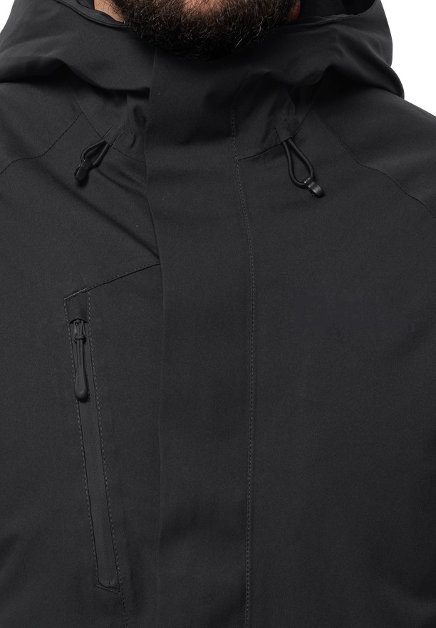 Black Men Jack Wolfskin Troposphere Ins Winter Jackets | 90492314