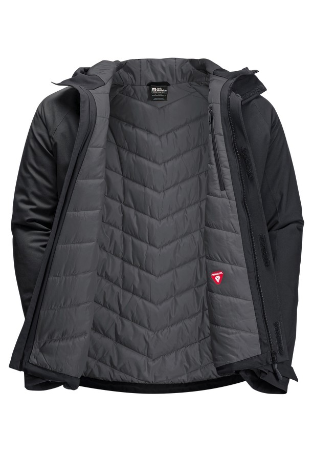 Black Men Jack Wolfskin Troposphere Ins Winter Jackets | 90492314