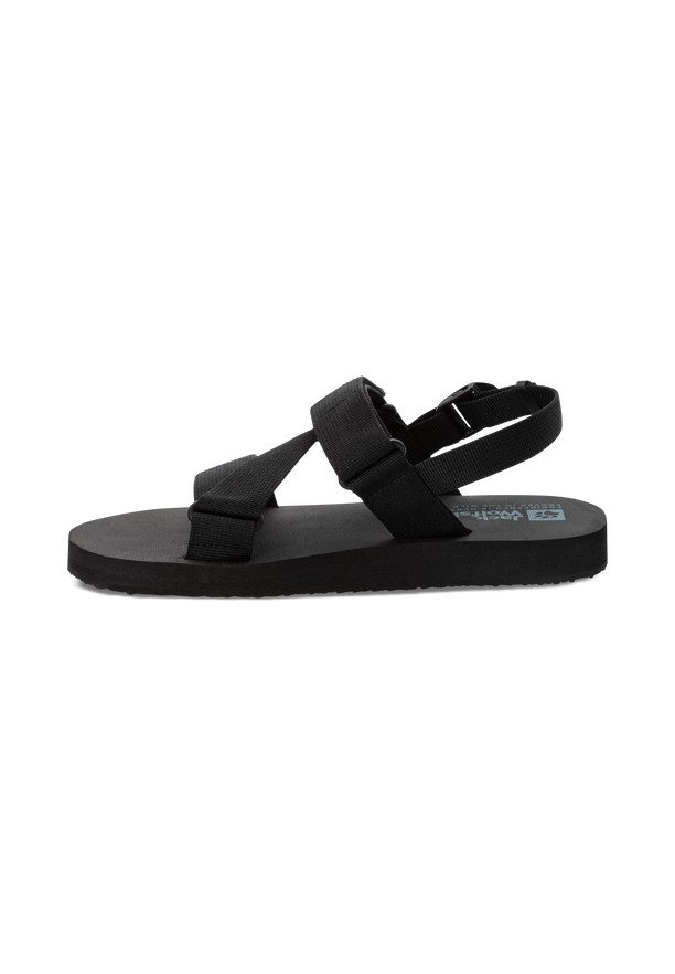 Black Men Jack Wolfskin Urban Entdeckung Belt Sandals | 33384498