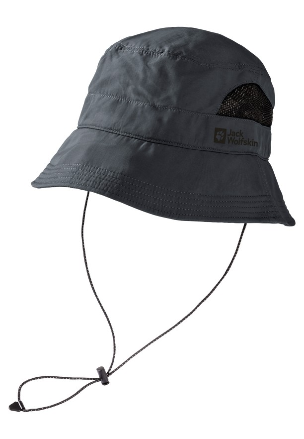 Black Men Jack Wolfskin Vent Bucket Hats | 25776745