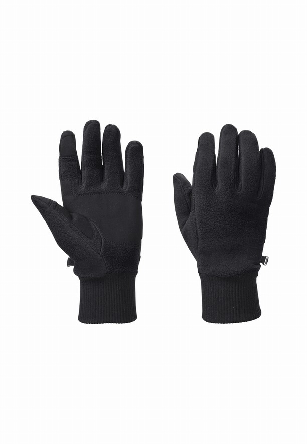 Black Men Jack Wolfskin Vertigo Gloves | 69439221