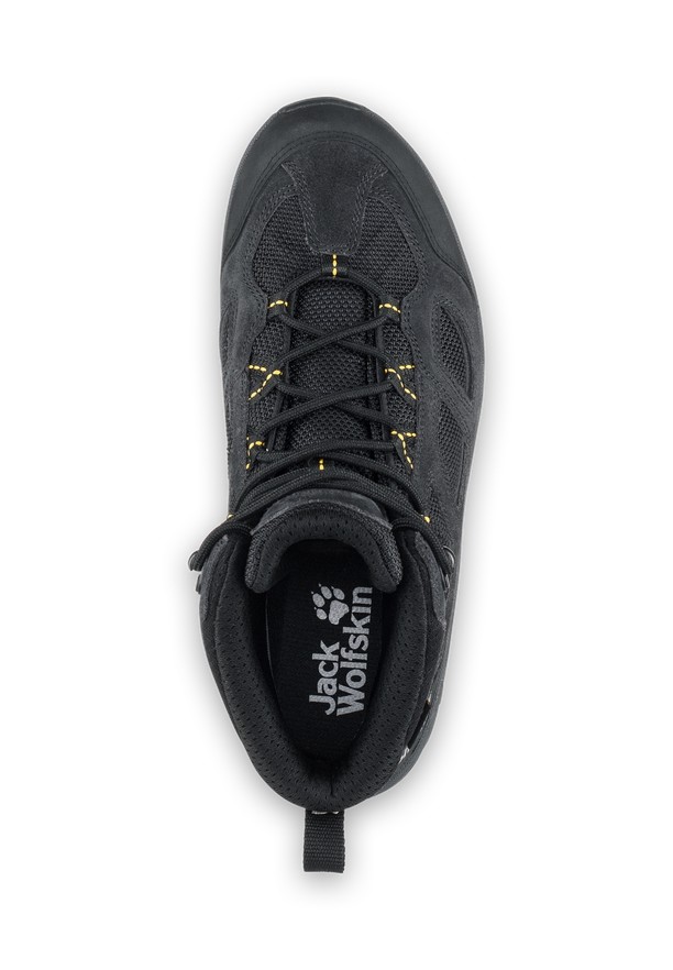 Black Men Jack Wolfskin Vojo 3 Texapore Mid Hiking Shoes | 16829964
