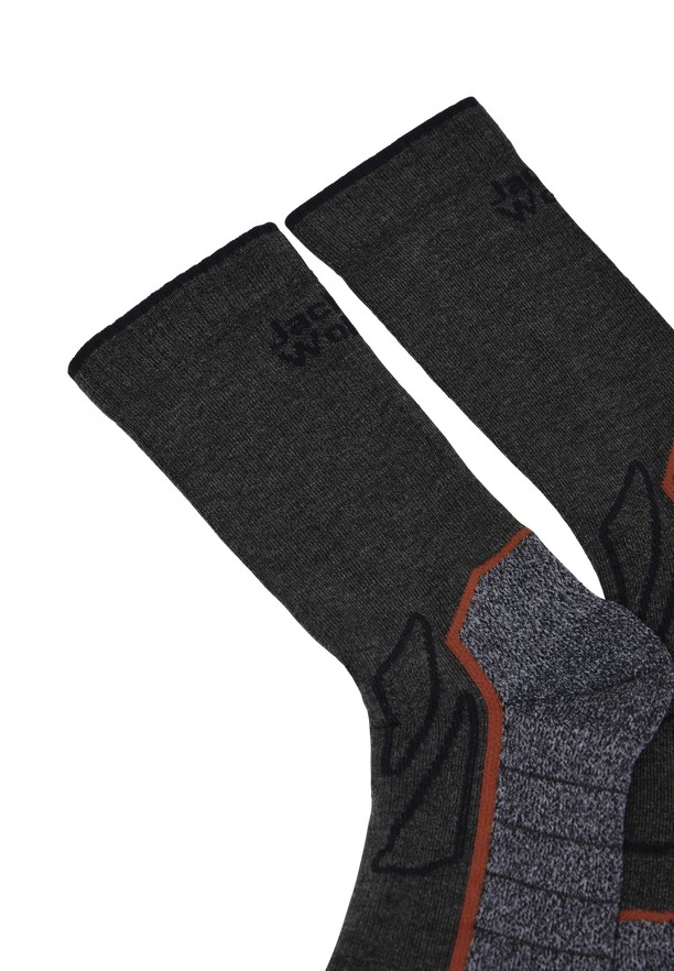 Black Men Jack Wolfskin Vojo Cl C Socks | 29158136