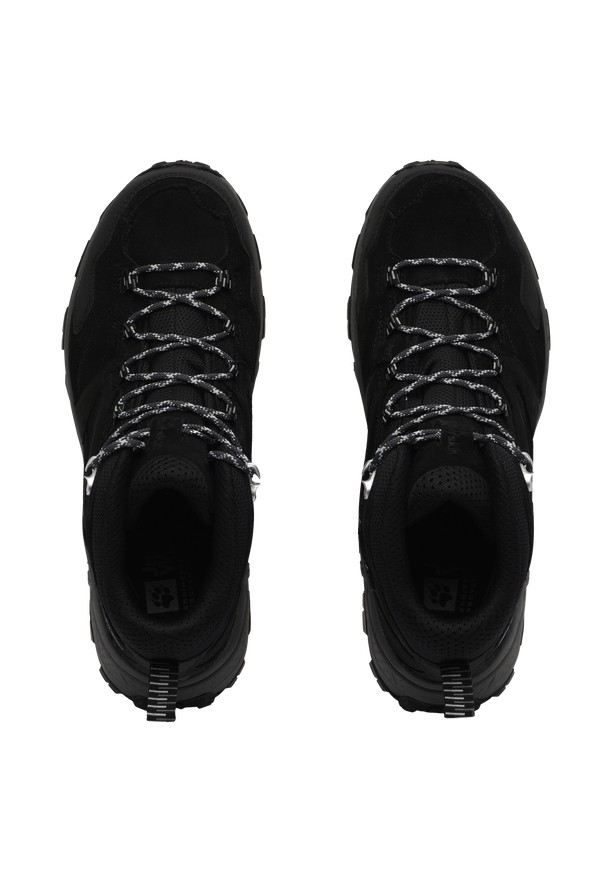 Black Men Jack Wolfskin Vojo Tour Lt Texapore Mid Hiking Shoes | 72752090