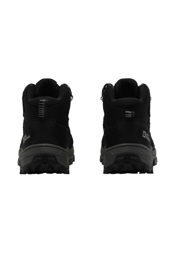 Black Men Jack Wolfskin Vojo Tour Lt Texapore Mid Hiking Shoes | 72752090