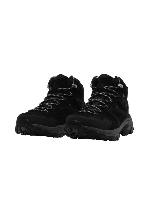 Black Men Jack Wolfskin Vojo Tour Lt Texapore Mid Hiking Shoes | 72752090
