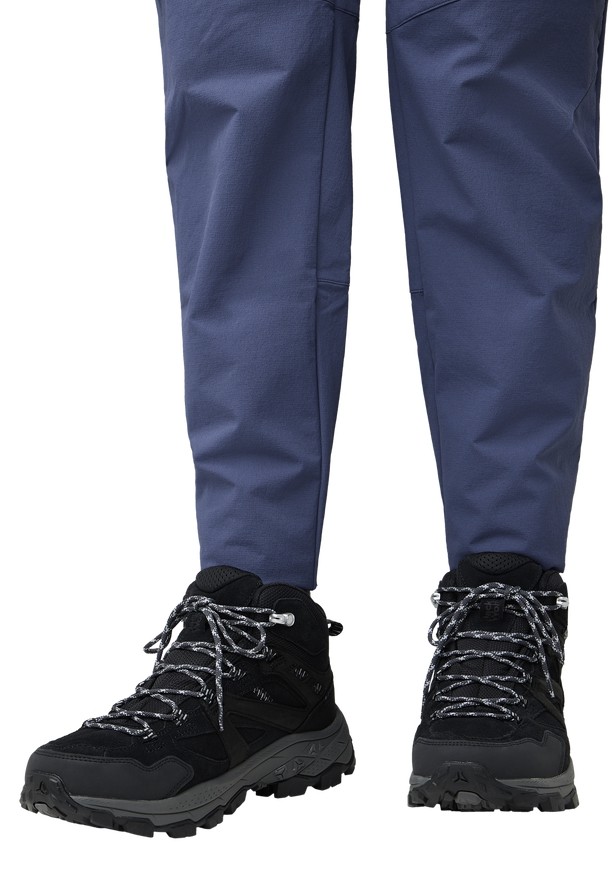 Black Men Jack Wolfskin Vojo Tour Lt Texapore Mid Hiking Shoes | 72752090