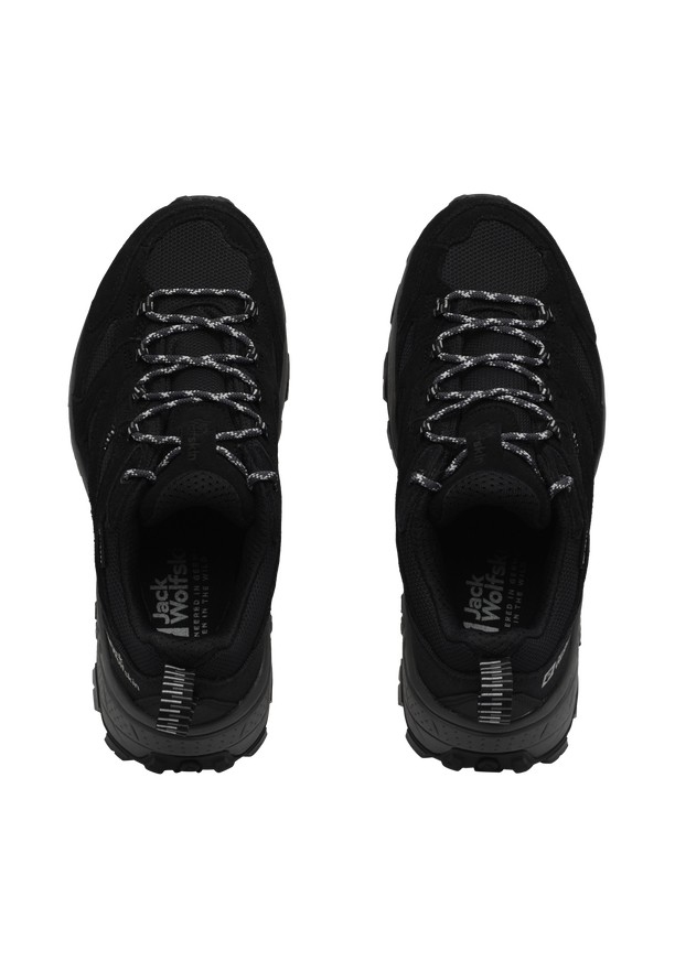 Black Men Jack Wolfskin Vojo Tour Texapore Low Hiking Shoes | 83022224