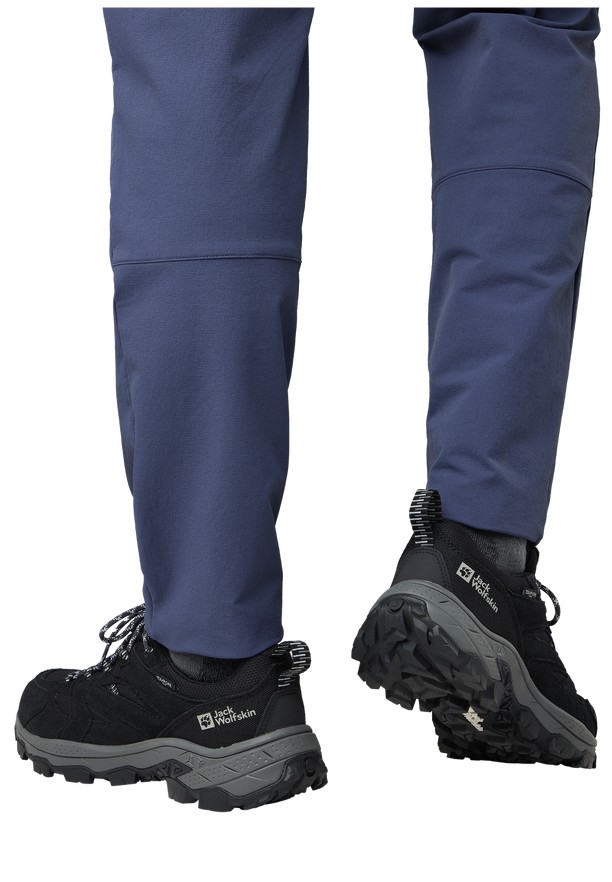 Black Men Jack Wolfskin Vojo Tour Texapore Low Hiking Shoes | 83022224