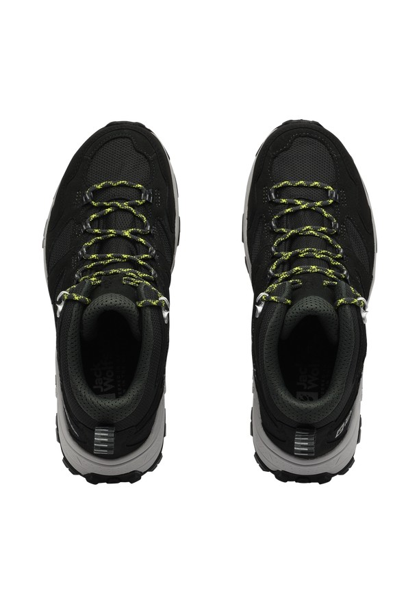 Black Men Jack Wolfskin Vojo Tour Texapore Mid Hiking Shoes | 72586609