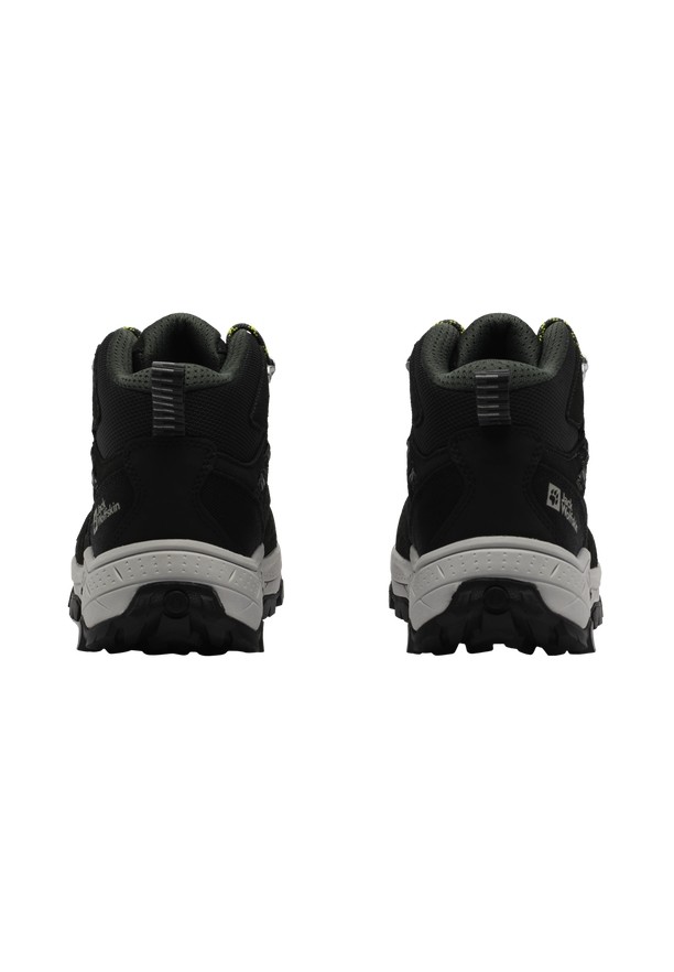 Black Men Jack Wolfskin Vojo Tour Texapore Mid Hiking Shoes | 72586609