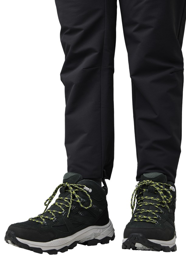 Black Men Jack Wolfskin Vojo Tour Texapore Mid Hiking Shoes | 72586609