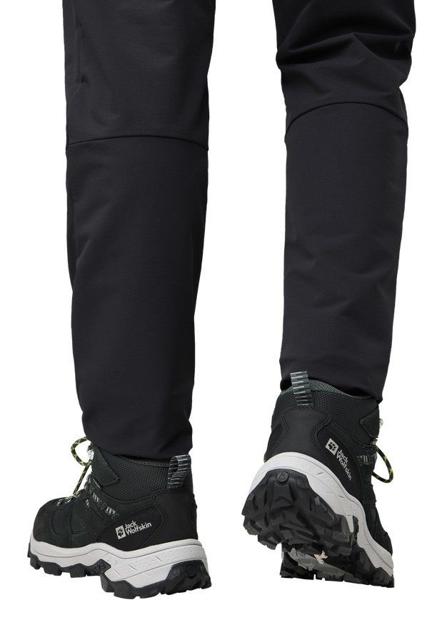 Black Men Jack Wolfskin Vojo Tour Texapore Mid Hiking Shoes | 72586609