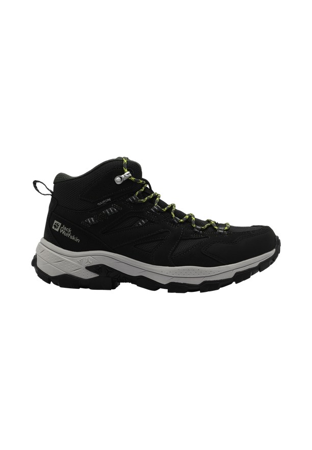 Black Men Jack Wolfskin Vojo Tour Texapore Mid Hiking Shoes | 72586609