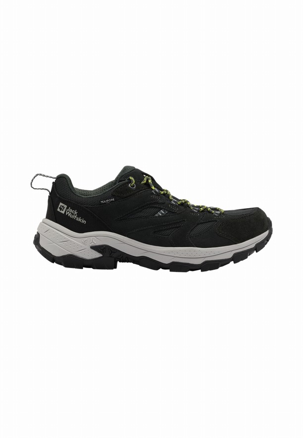 Black Men Jack Wolfskin Vojo Tour Texapore Low Hiking Shoes | 50416232