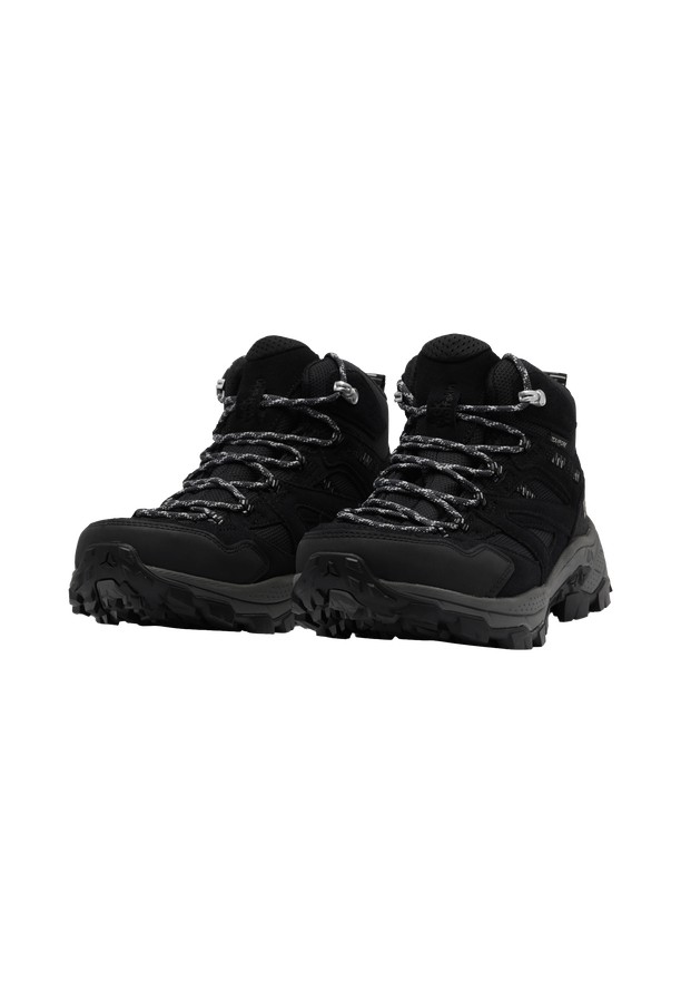 Black Men Jack Wolfskin Vojo Tour Texapore Mid Hiking Shoes | 34580261