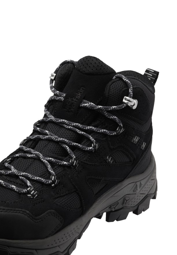 Black Men Jack Wolfskin Vojo Tour Texapore Mid Hiking Shoes | 34580261