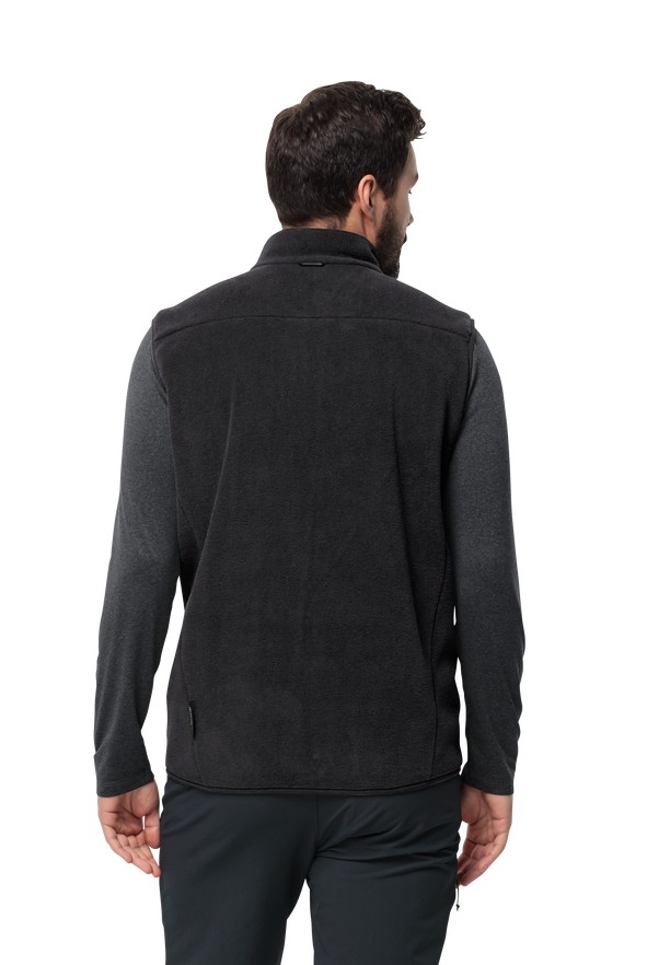 Black Men Jack Wolfskin Waldsteig Fz Vest | 87857371