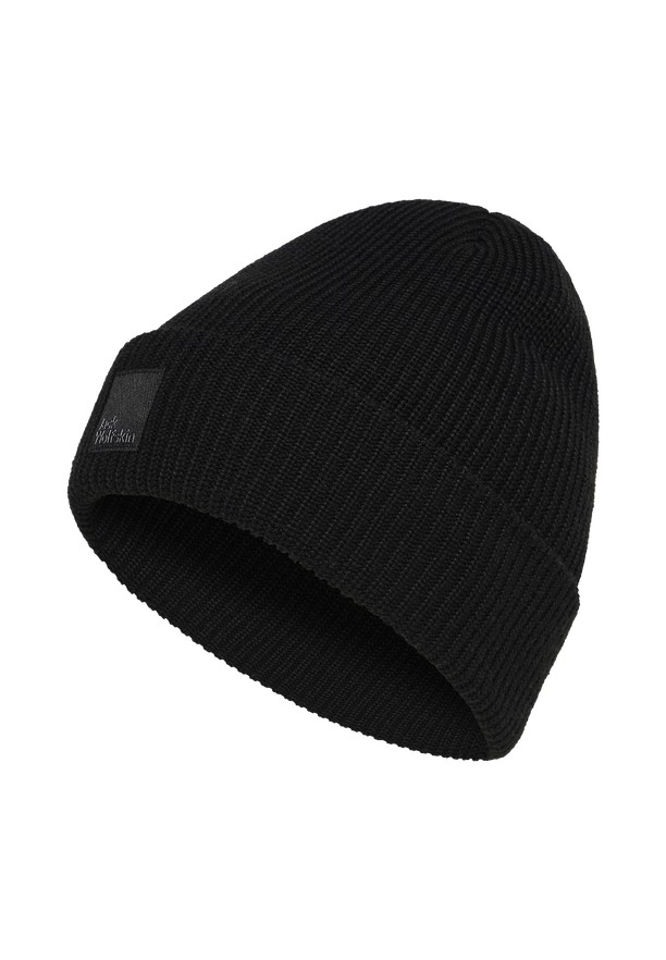 Black Men Jack Wolfskin Wanderest Beanie | 58928618