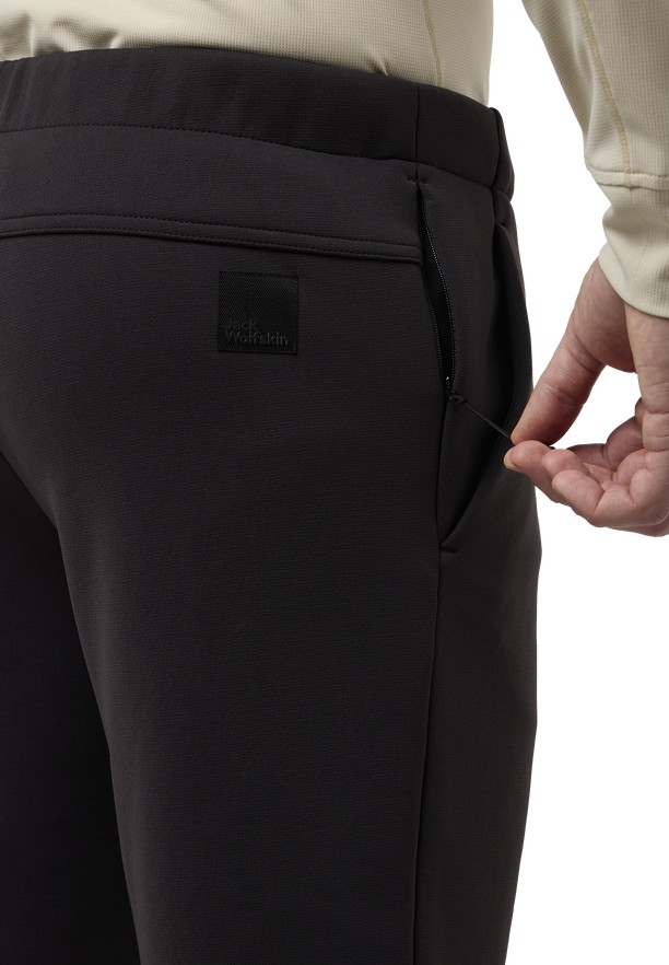 Black Men Jack Wolfskin Wanderest Hiking Pants | 54511717