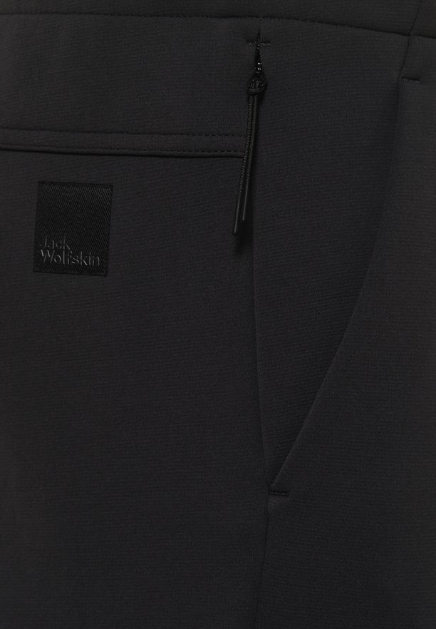 Black Men Jack Wolfskin Wanderest Hiking Pants | 54511717