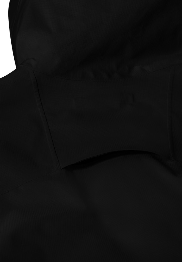 Black Men Jack Wolfskin Wandermood 3l Rain Jackets | 50140289