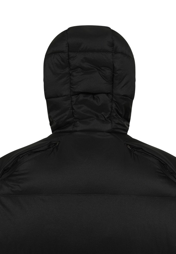 Black Men Jack Wolfskin Wandermood Down Coats | 73144433
