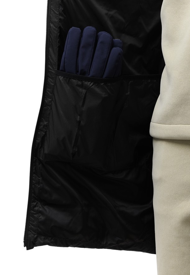 Black Men Jack Wolfskin Wandermood Down Coats | 73144433
