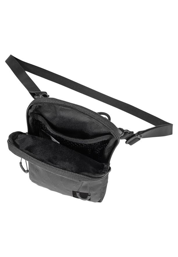 Black Men Jack Wolfskin Wandermood Phone Pouch Shoulder Bags | 87209060