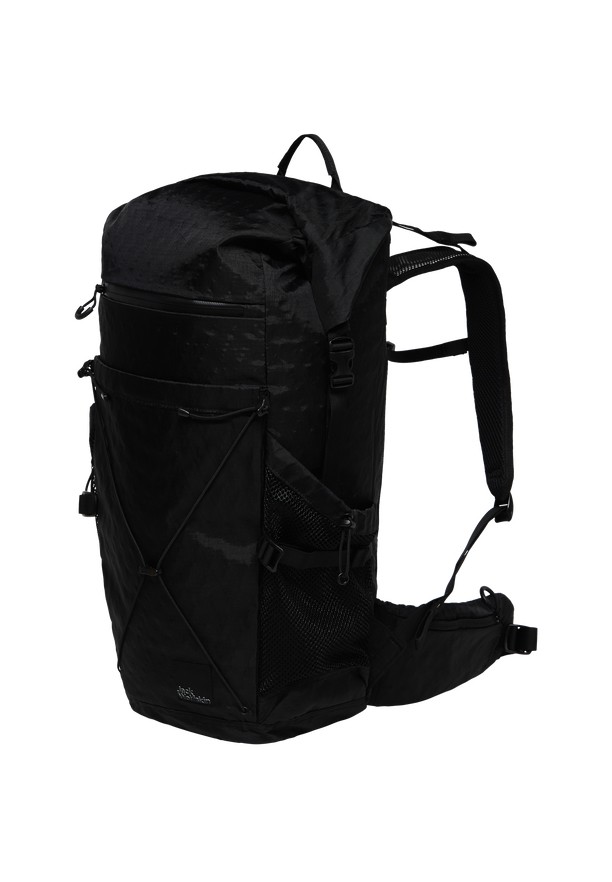 Black Men Jack Wolfskin Wandermood Rolltop 30 Hiking Backpack | 45935051