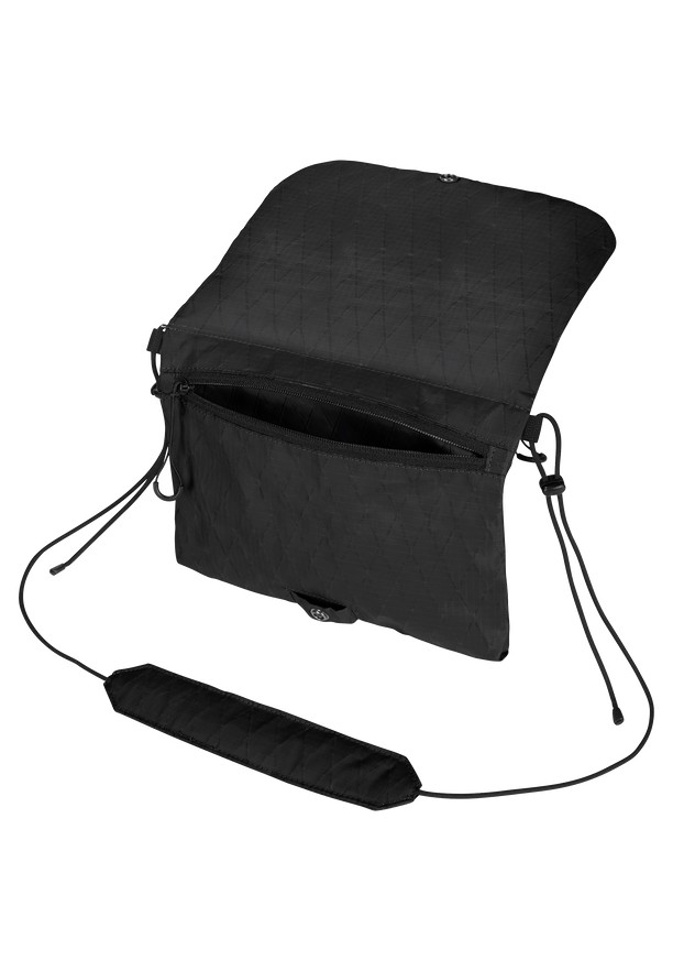 Black Men Jack Wolfskin Wandermood Shoulder Bags | 76431076