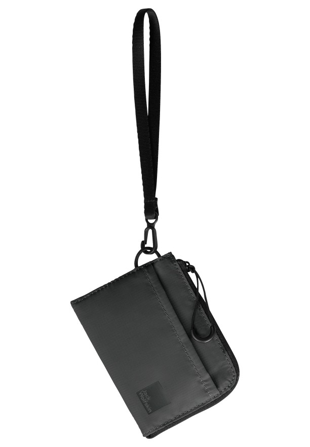 Black Men Jack Wolfskin Wandermood Wallets | 43747629