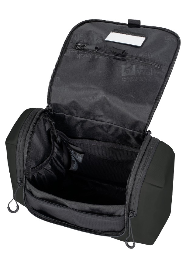Black Men Jack Wolfskin Wandermood Wash Bag | 19224958