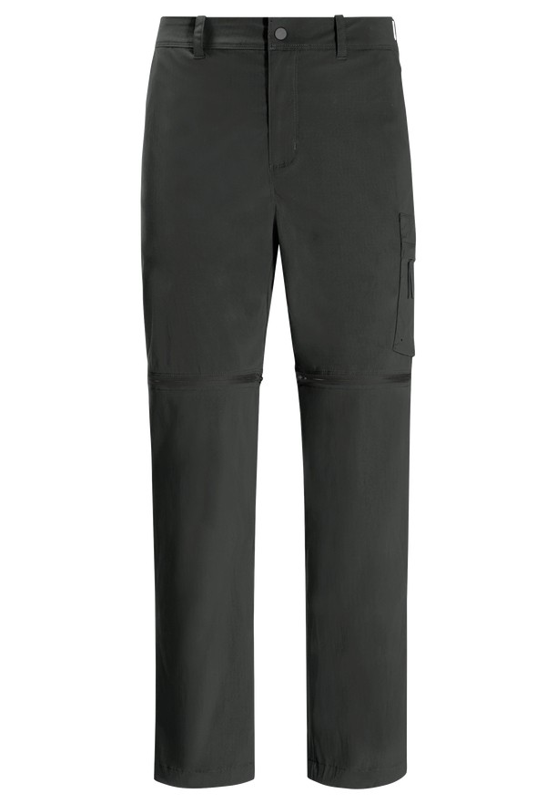 Black Men Jack Wolfskin Wanderthirst Zip Pants | 38992540