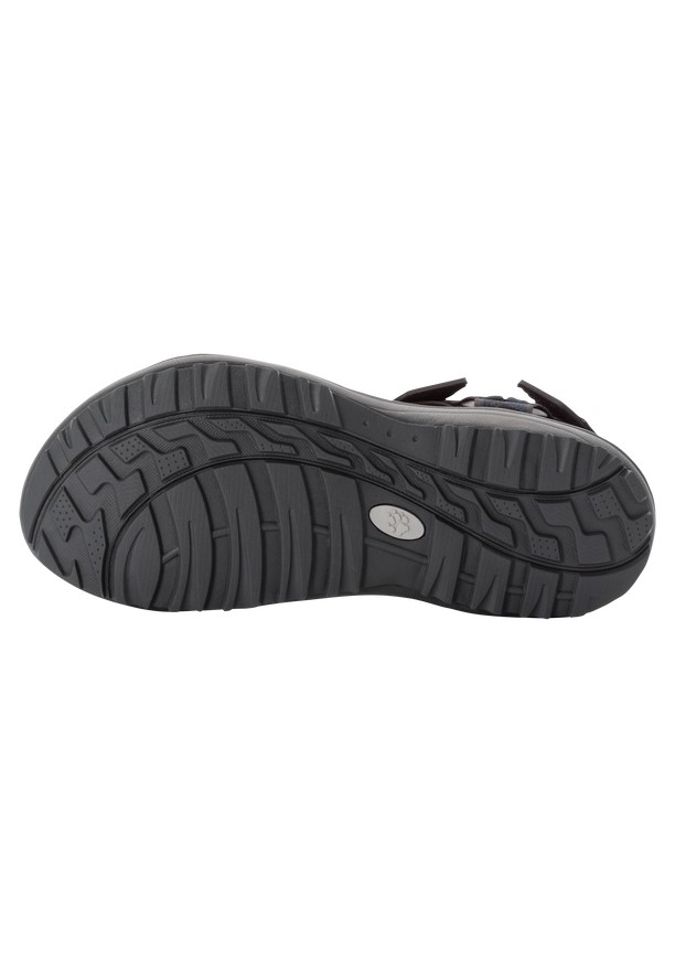 Black Men Jack Wolfskin Wave Breaker Sandals | 51123296