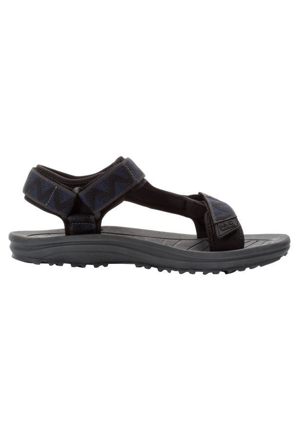 Black Men Jack Wolfskin Wave Breaker Sandals | 51123296