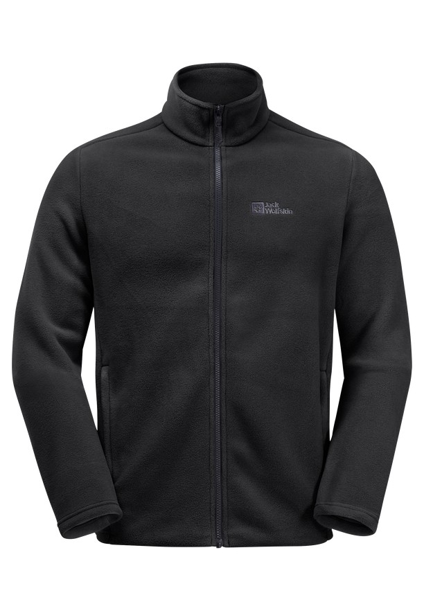 Black Men Jack Wolfskin Winterstein Fz Fleece Jackets | 92714651