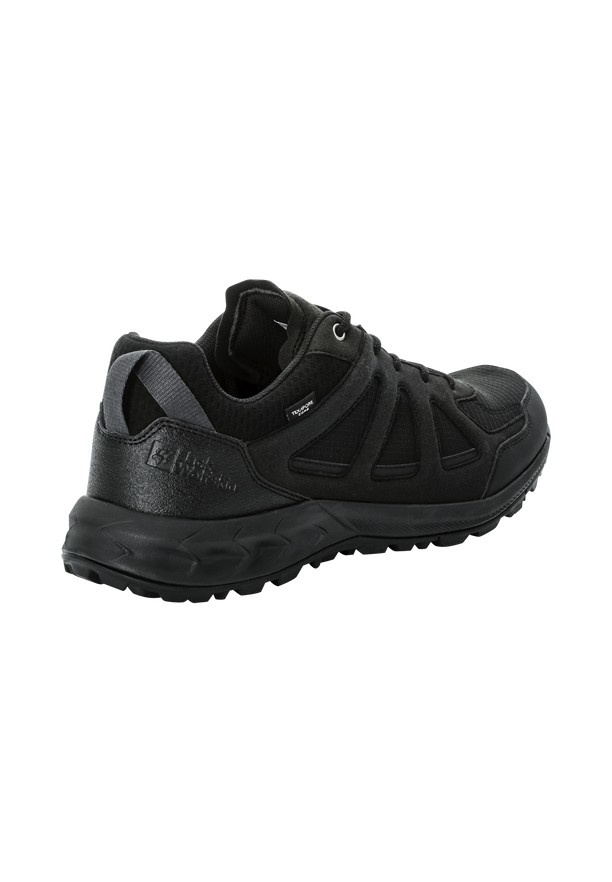 Black Men Jack Wolfskin Woodland 2 Texapore Low Hiking Shoes | 26180649