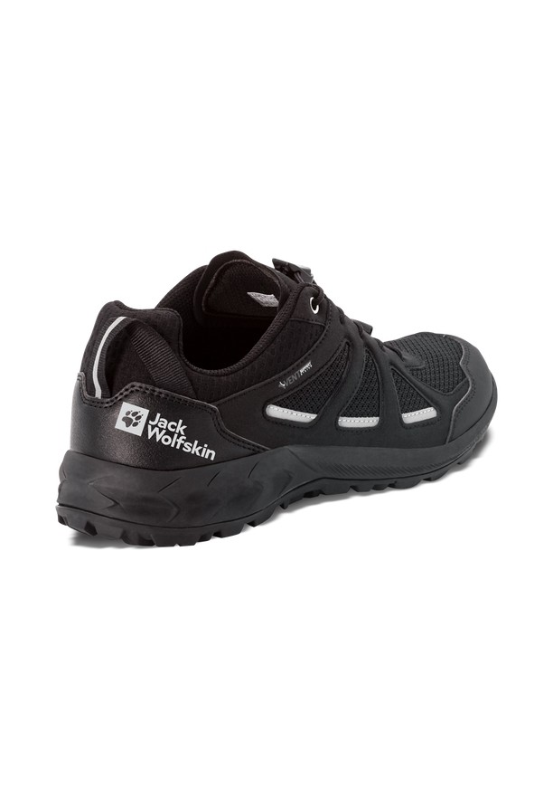 Black Men Jack Wolfskin Woodland 2 Vent Low Hiking Shoes | 58212100