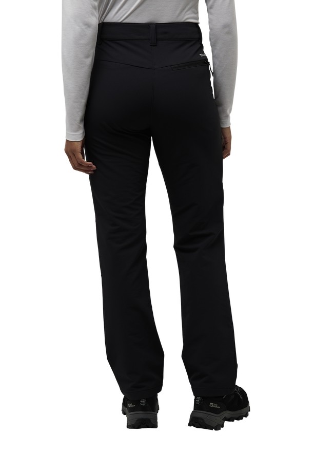 Black Women Jack Wolfskin Activate Thermic Hiking Pants | 11890889