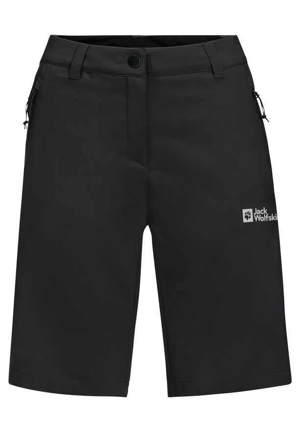 Black Women Jack Wolfskin Active Track Shorts | 87643606