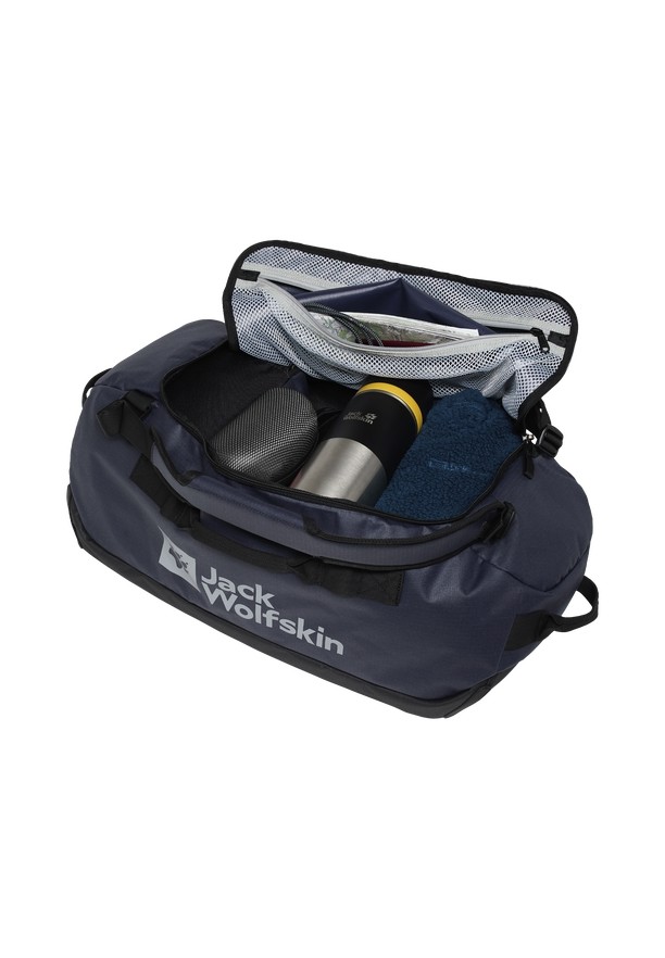 Black Women Jack Wolfskin All-in 35 Duffle Bags | 57735878